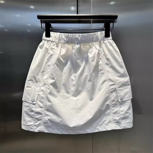 White Drawstring Skirt - Picture 4 of 4